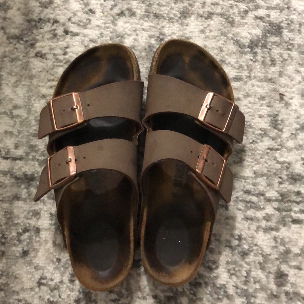 Brown Birkenstocks
